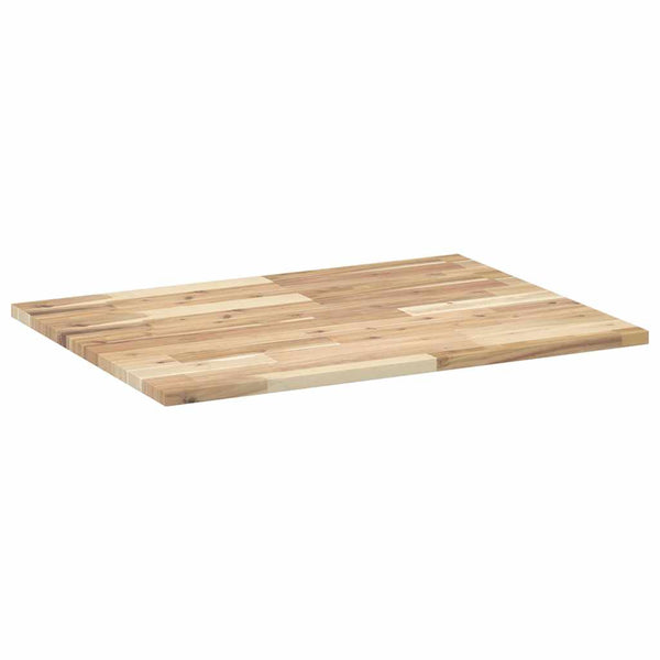 vidaXL Desk Top Untreated 100x60x2 cm Solid Acacia Wood