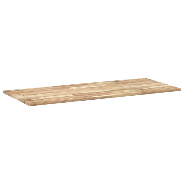 vidaXL Desk Top Untreated 120x60x2 cm Solid Acacia Wood