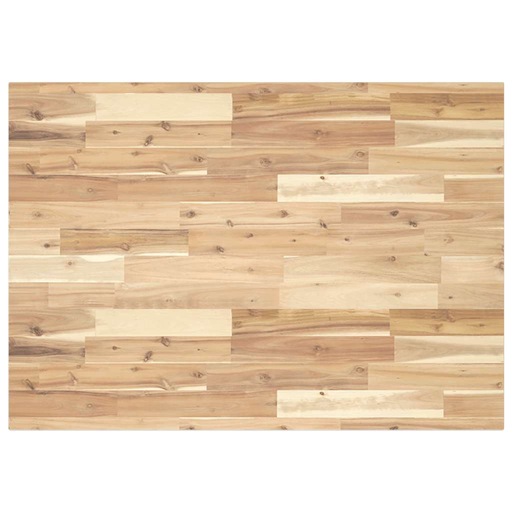 vidaXL Desk Top Untreated 80x70x2 cm Solid Acacia Wood
