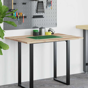 vidaXL Desk Top Untreated 80x70x2 cm Solid Acacia Wood