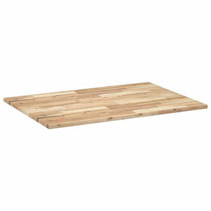 vidaXL Desk Top Untreated 80x70x2 cm Solid Acacia Wood