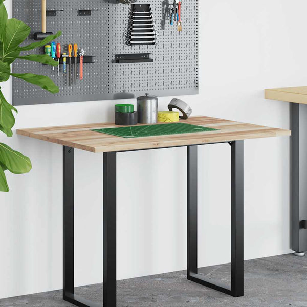 vidaXL Tabletop Untreated 100x70x2 cm Solid Acacia Wood