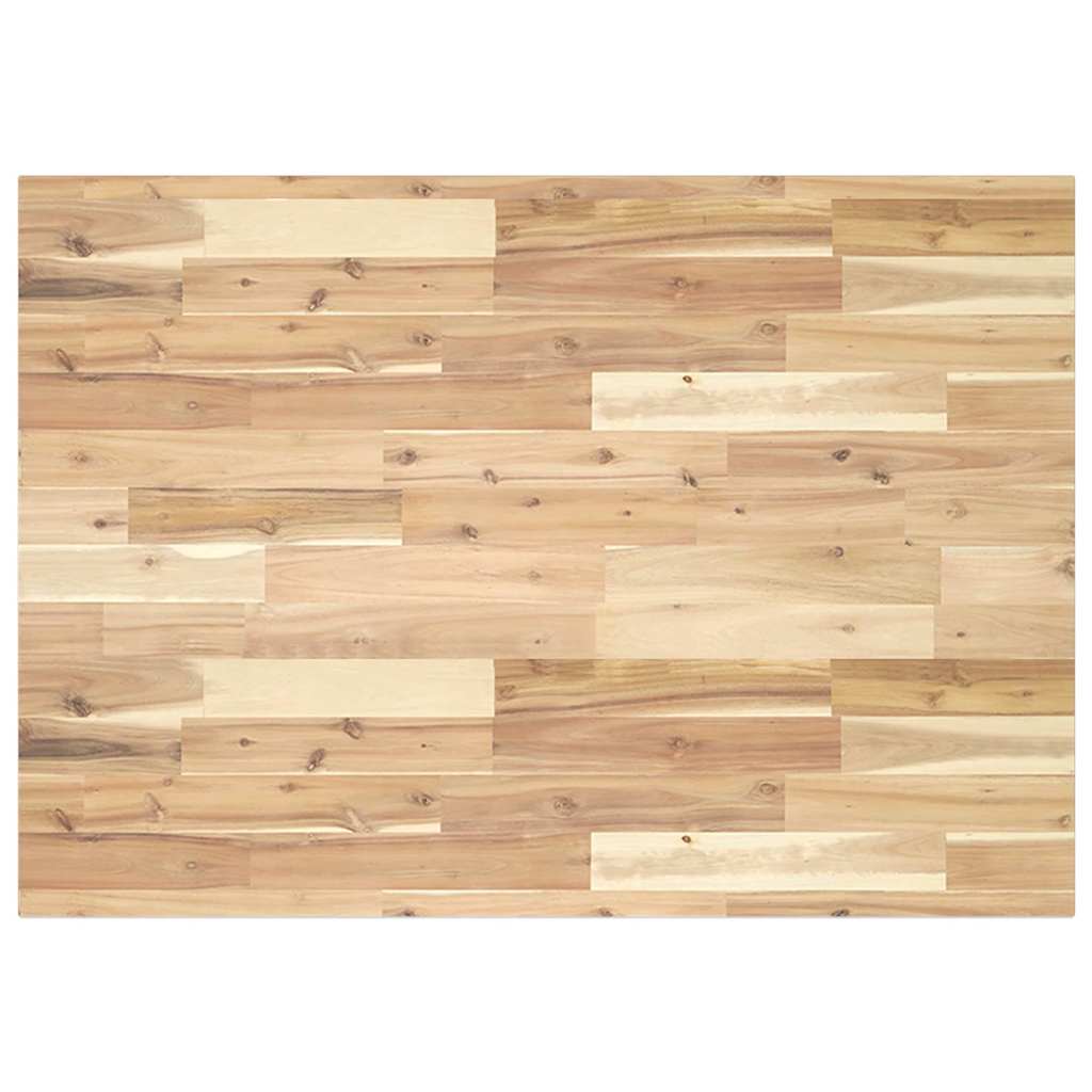 vidaXL Tabletop Untreated 120x70x2 cm Solid Acacia Wood