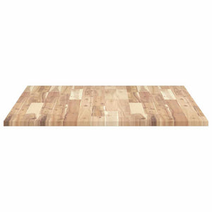vidaXL Desk Top Untreated 100x80x2 cm Solid Acacia Wood