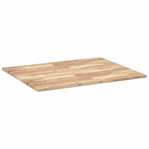 vidaXL Desk Top Untreated 100x80x2 cm Solid Acacia Wood