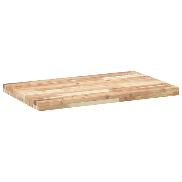 vidaXL Desk Top Untreated 80x50x4 cm Solid Acacia Wood
