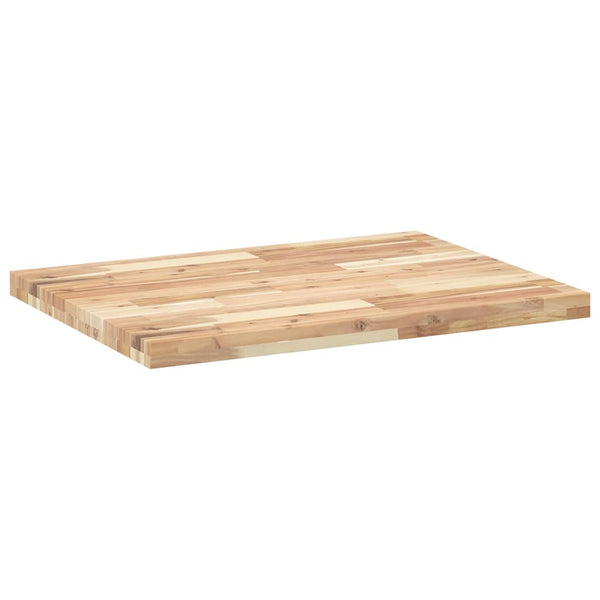 vidaXL Desk Top Untreated 80x60x4 cm Solid Acacia Wood