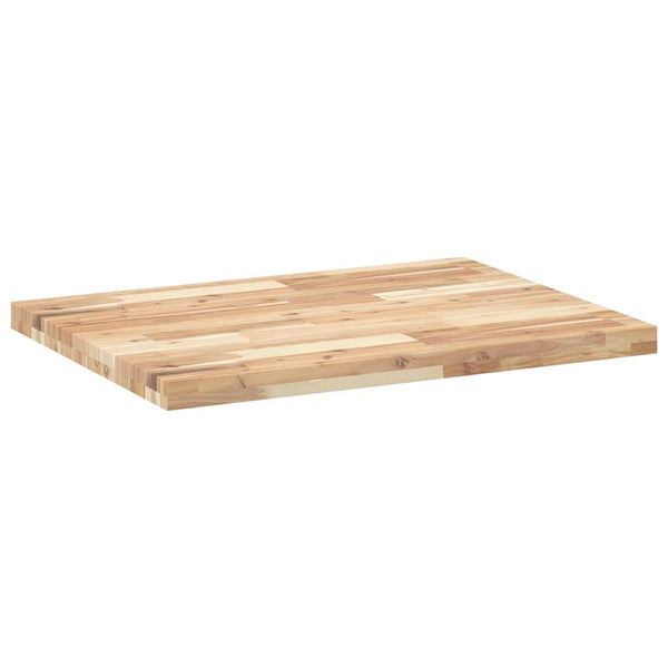 vidaXL Tabletop Untreated 100x60x4 cm Solid Acacia Wood