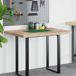 vidaXL Desk Top Untreated 80x70x4 cm Solid Acacia Wood