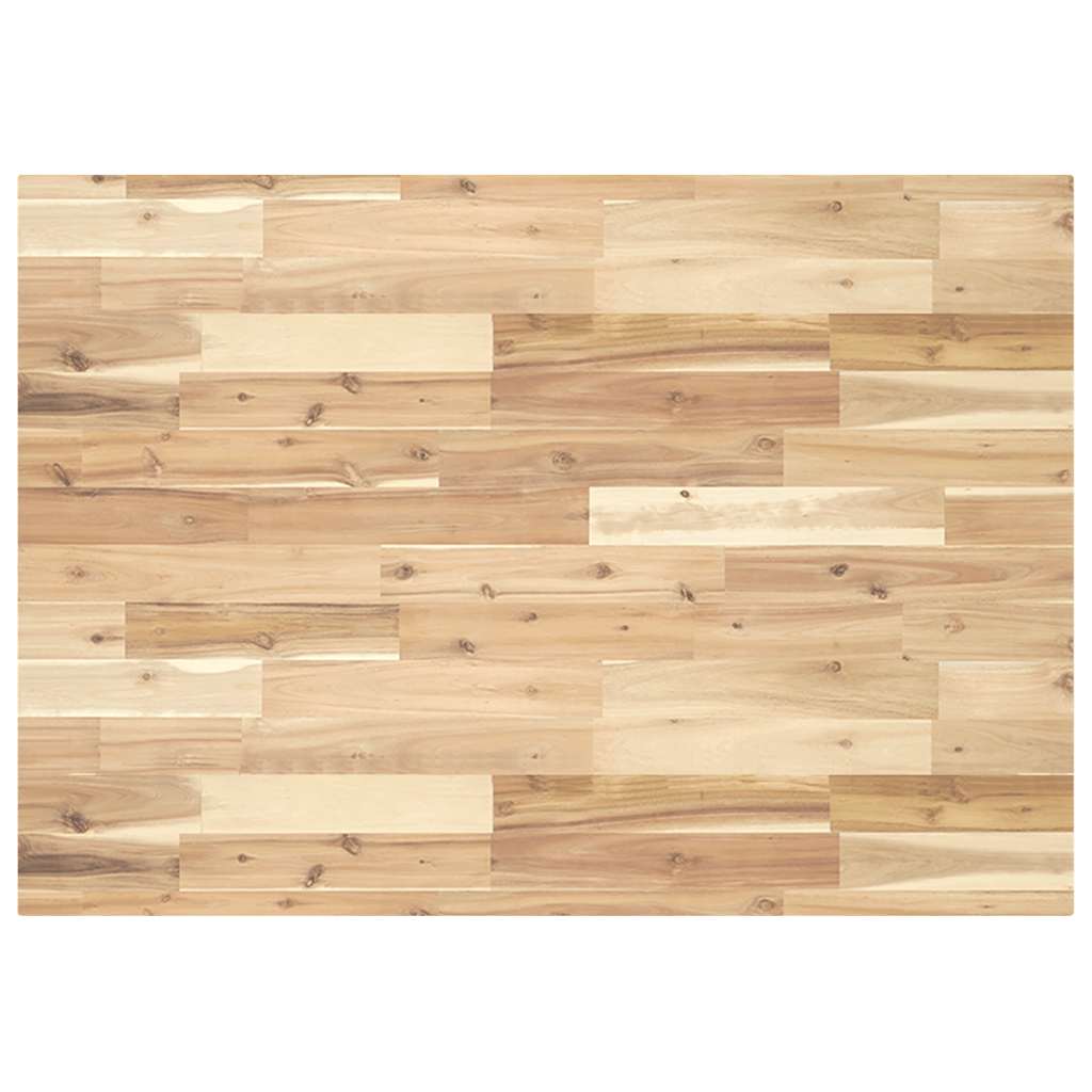 vidaXL Desk Top Untreated 100x70x4 cm Solid Acacia Wood