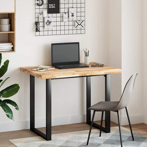 vidaXL Desk Top Untreated 100x70x4 cm Solid Acacia Wood