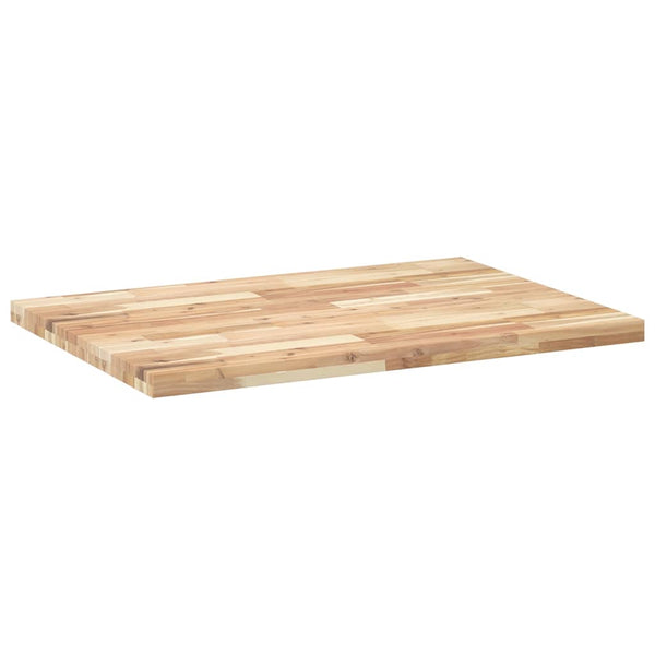 vidaXL Desk Top Untreated 100x70x4 cm Solid Acacia Wood