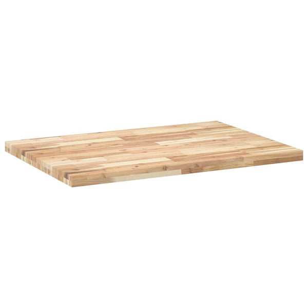 vidaXL Desk Top Untreated 100x70x4 cm Solid Acacia Wood