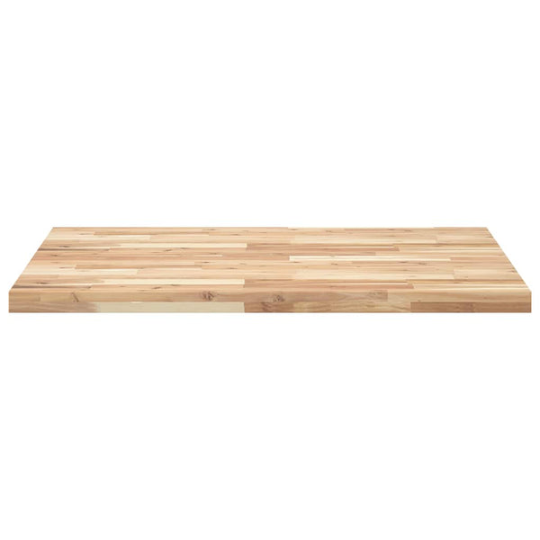 vidaXL Tabletop Untreated 100x80x4 cm Solid Acacia Wood