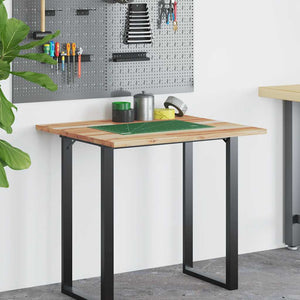 vidaXL Desk Top Oil Finish 100x60x2 cm Solid Acacia Wood