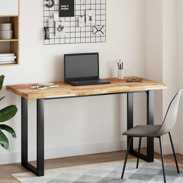 vidaXL Desk Top Oil Finish 120x60x4 cm Solid Acacia Wood