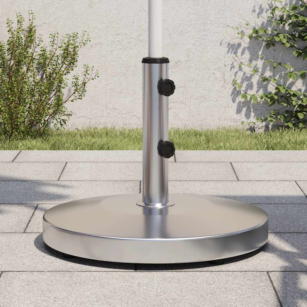 vidaXL Parasol Base Ø32/38/48 mm Pole 25 kg Round