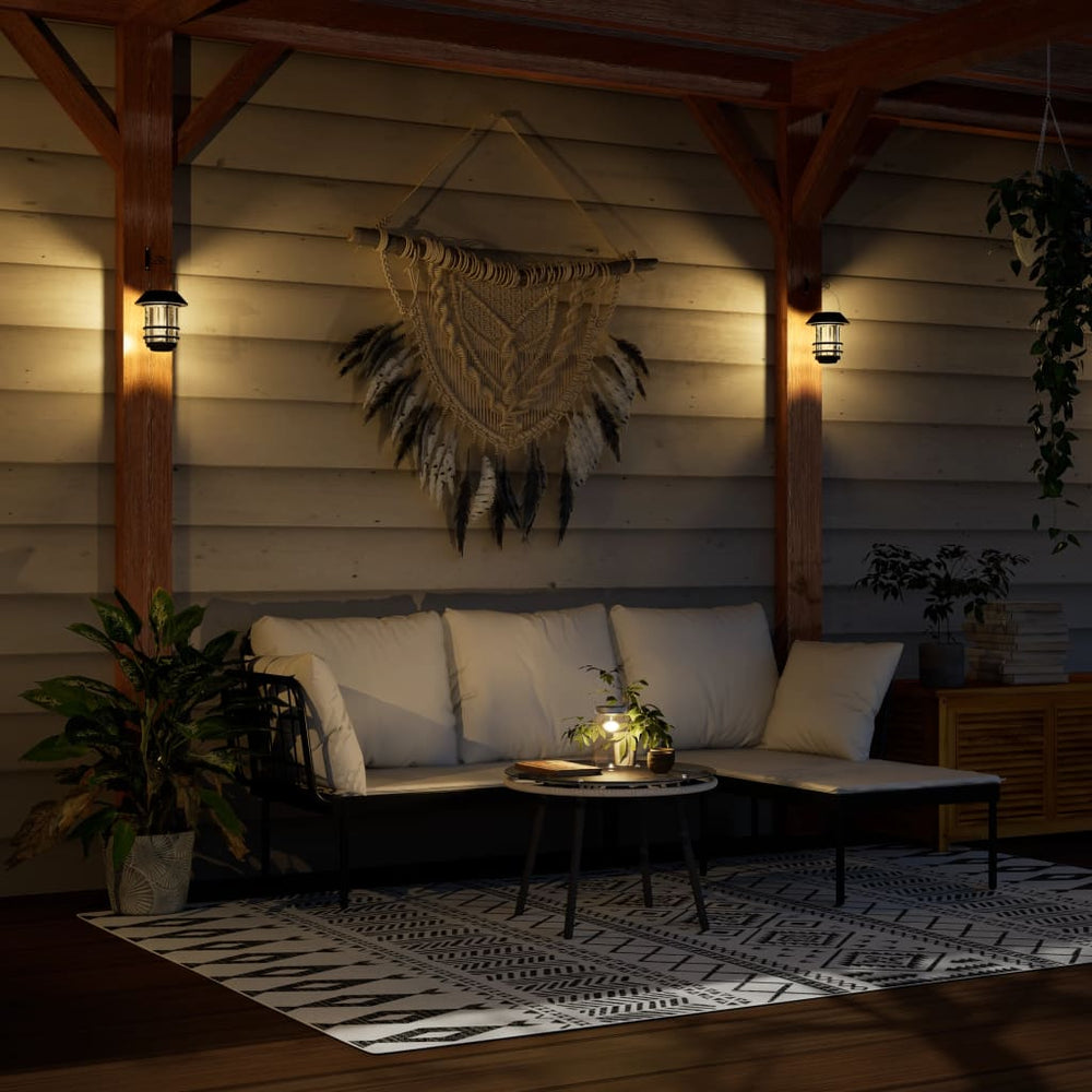 vidaXL Solar Outdoor Wall Lamps 4 pcs. White