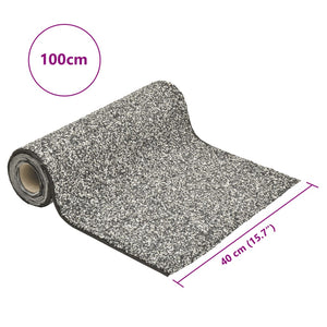 vidaXL Stone Foil Grey 100x40 cm