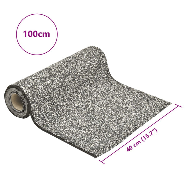 vidaXL Stone Foil Grey 100x40 cm