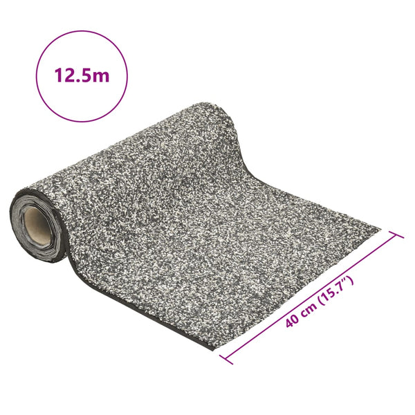 vidaXL Grey Stone Foil 1250x40 cm