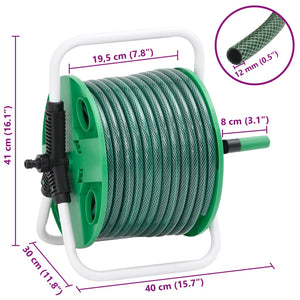 Freistehende Schlauchtrommel mit 50m PVC Schlauch