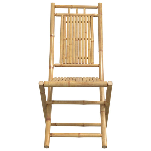 vidaXL Garden Chairs 2 pcs. Foldable 46x66x99 cm Bamboo