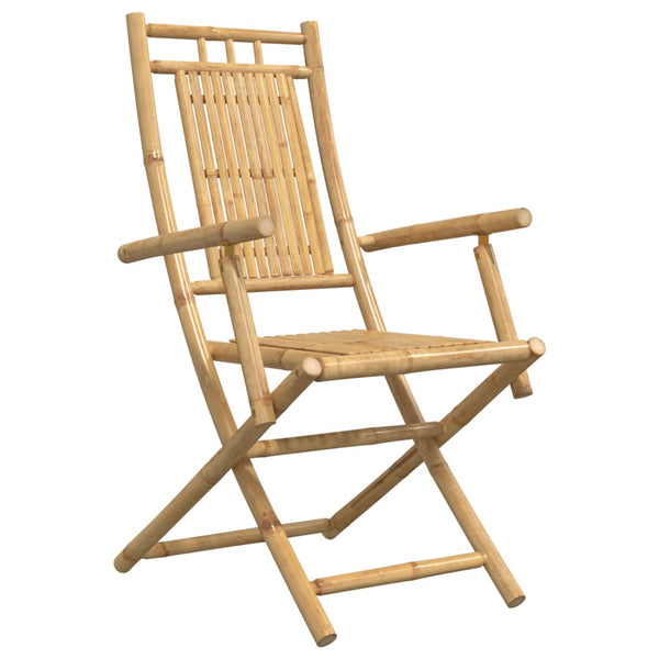 vidaXL Garden Chairs 2 pcs. Foldable 53x66x99 cm Bamboo