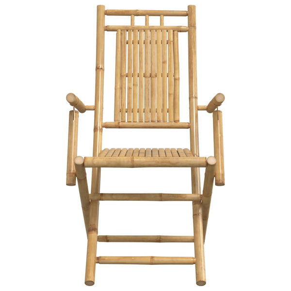 vidaXL Garden Chairs 2 pcs. Foldable 53x66x99 cm Bamboo