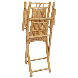 vidaXL Garden Chairs 2 pcs. Foldable 53x66x99 cm Bamboo