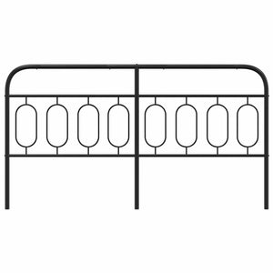 vidaXL Replacement Headboard Metal Black 183 cm