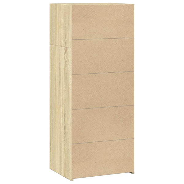 vidaXL Highboard Sonoma Oak 50x41x124 cm Engineered Wood