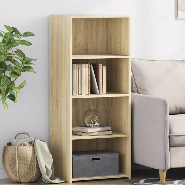 vidaXL Highboard Sonoma Oak 50x41x124 cm Engineered Wood