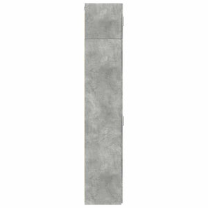 vidaXL Tall Cabinet Narrow Concrete Gray 30x42.5x225 cm Engineered Wood