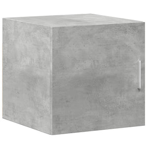 vidaXL Tall Cabinet Narrow Concrete Grey 40x42.5x225 cm Engineered Wood