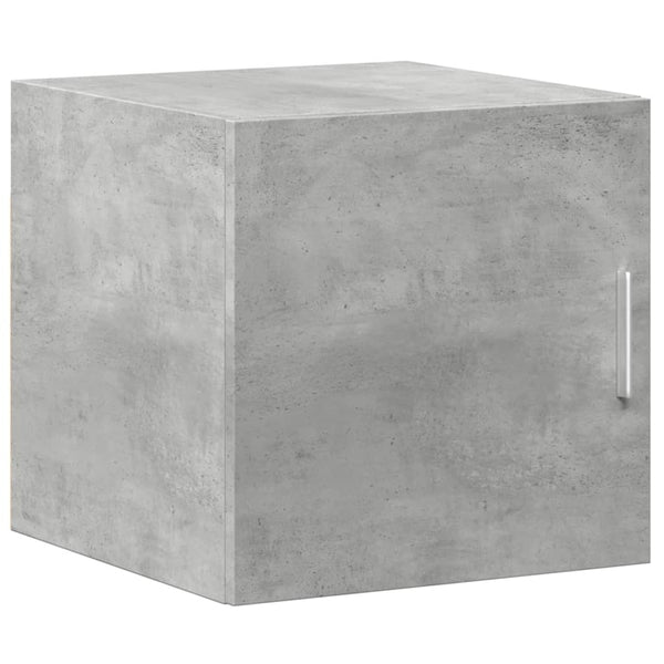 vidaXL Tall Cabinet Narrow Concrete Grey 40x42.5x225 cm Engineered Wood