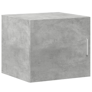 vidaXL Tall Cabinet Narrow Concrete Gray 45x42.5x225 cm Engineered Wood