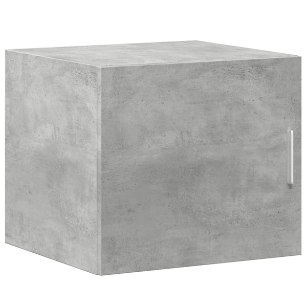 vidaXL Tall Cabinet Narrow Concrete Gray 45x42.5x225 cm Engineered Wood