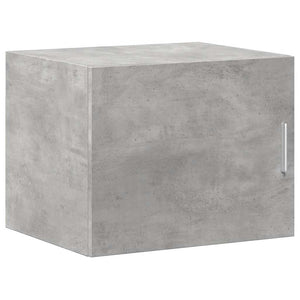vidaXL Tall Cabinet Narrow Concrete Grey 50x42.5x225 cm Engineered Wood