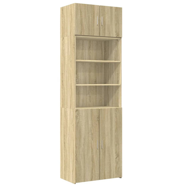 vidaXL Tall Cabinet Sonoma Oak 70x42.5x225 cm Engineered Wood