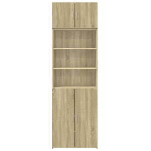 vidaXL Tall Cabinet Sonoma Oak 70x42.5x225 cm Engineered Wood