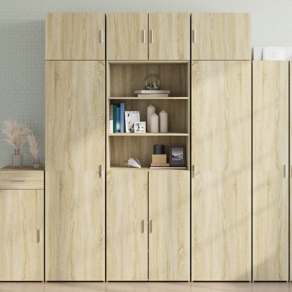 vidaXL Tall Cabinet Sonoma Oak 70x42.5x225 cm Engineered Wood