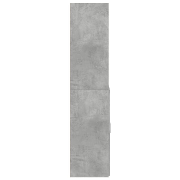 vidaXL Highboard Concrete Grey 80x42.5x185 cm Engineered Wood
