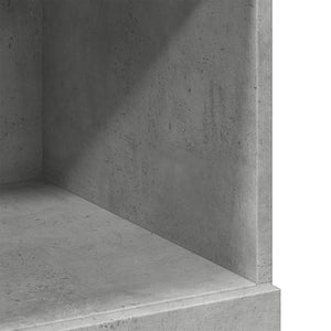 vidaXL Highboard Concrete Gray 80x42.5x124 cm Engineered Wood
