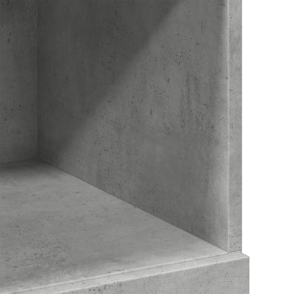 vidaXL Highboard Concrete Gray 80x42.5x124 cm Engineered Wood
