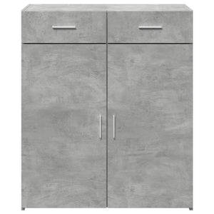 vidaXL Sideboard Concrete Gray 80x42.5x93 cm Engineered Wood