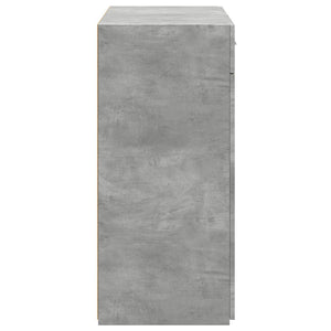 vidaXL Sideboard Concrete Gray 80x42.5x93 cm Engineered Wood