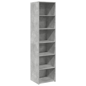 vidaXL Highboard Concrete Gray 45x41x185 cm Engineered Wood