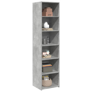 vidaXL Highboard Concrete Gray 45x41x185 cm Engineered Wood
