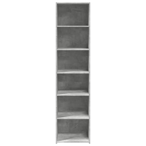 vidaXL Highboard Concrete Gray 45x41x185 cm Engineered Wood